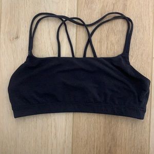 Dark gray Gap sports bra
